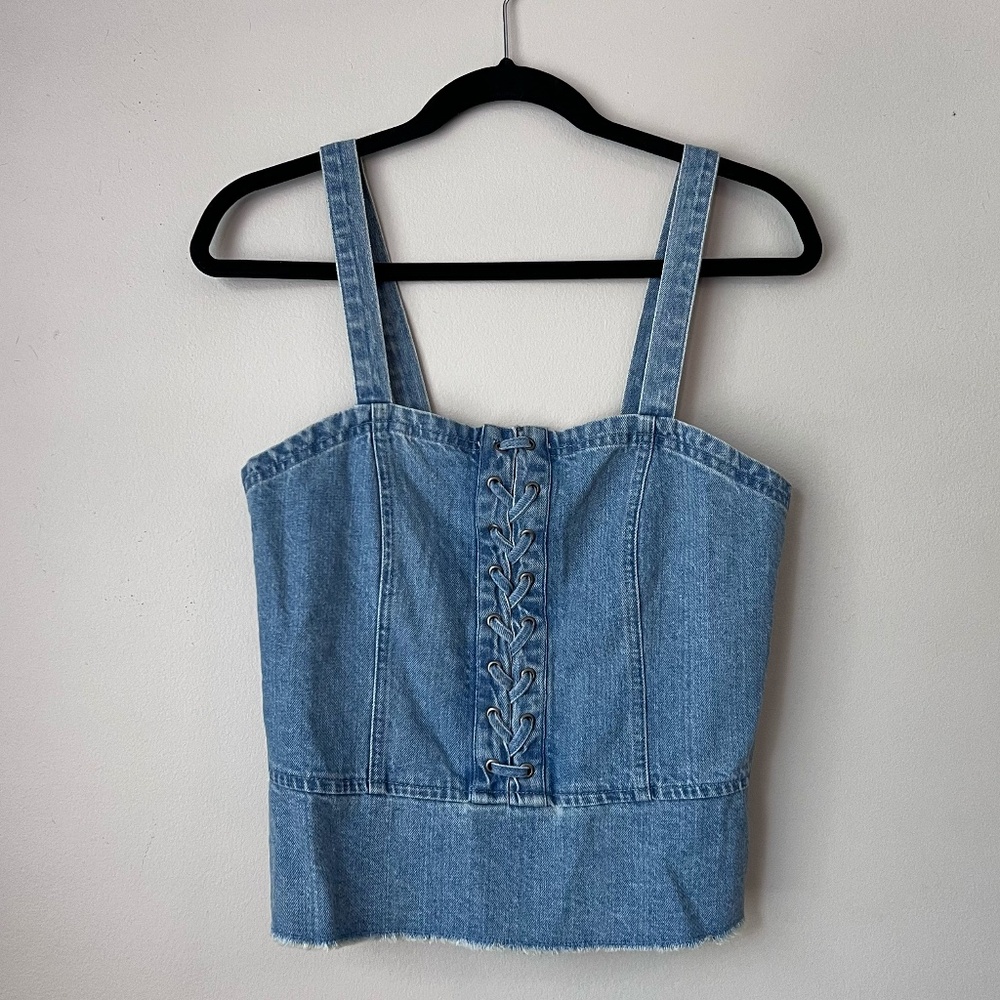 American Eagle Denim Tank Top